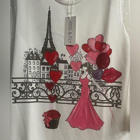 KISS & Fly Date Night top - Picture 2 of 7